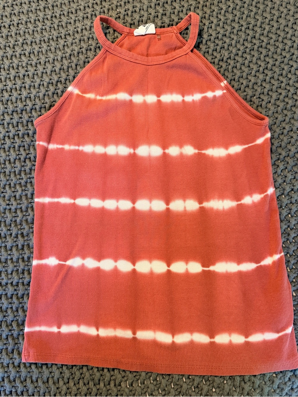 Girl’s Rust Tie-Dye Halter Tank Top